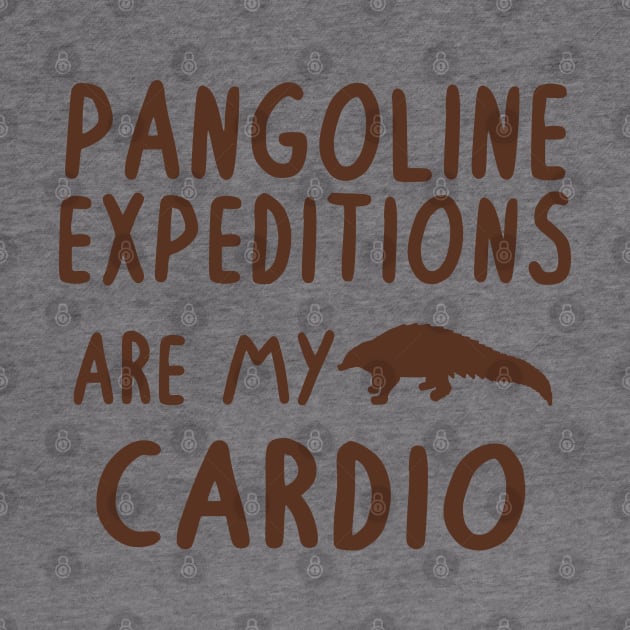 Pangolin expedition cardio pangolin vibes by FindYourFavouriteDesign